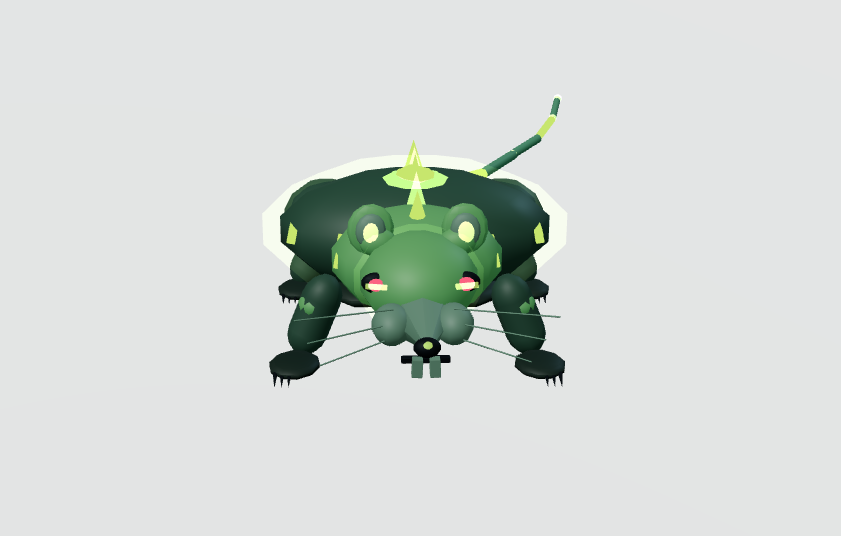 3D stylized combat character